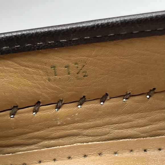 David Eden Horsebit Loafers Men Size 11.5 Brown Leather Comfort Slip On Shoes - Picture 8 of 9